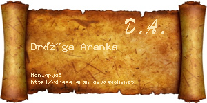 Drága Aranka névjegykártya